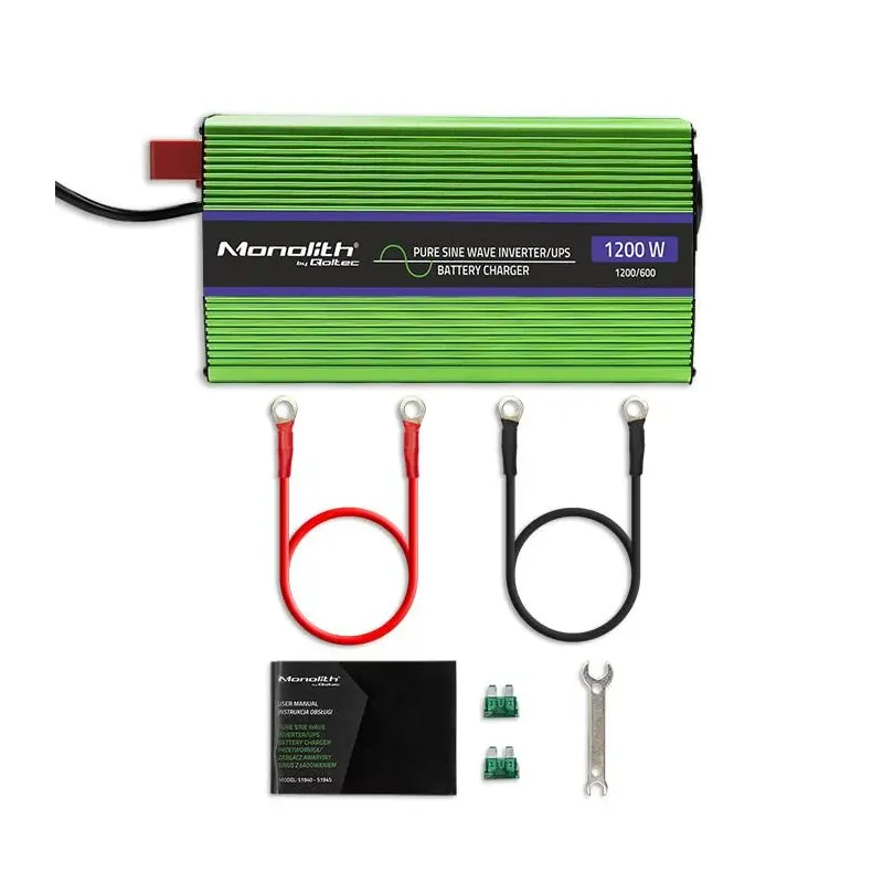Przetwornica napięcia Qoltec Monolith | ładowanie baterii | UPS | 600W |