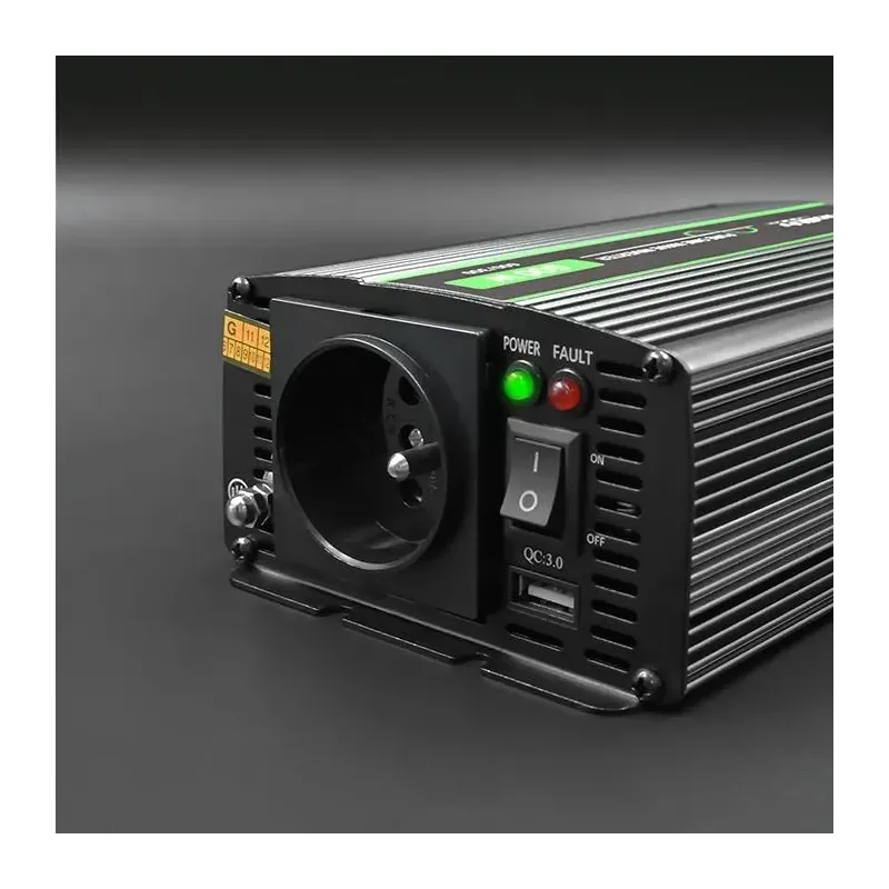 Przetwornica napięcia Qoltec Monolith | 300W | 600W | 12V na 230V | Czysty