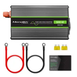Przetwornica napięcia Qoltec Monolith |300W | 600W | 24V na 230V | Czysty