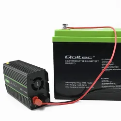 Przetwornica napięcia Qoltec Monolith |300W | 600W | 24V na 230V | Czysty