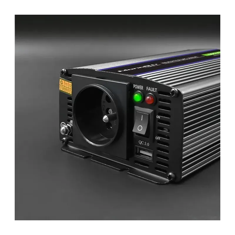 Przetwornica napięcia Qoltec Monolith 600 MS Wave | 12V na 230V | 300/600W