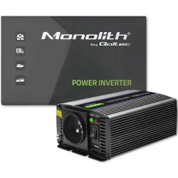 Przetwornica napięcia Qoltec Monolith 600 MS Wave | 12V na 230V | 300/600W