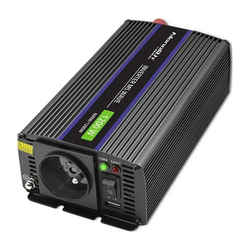 Przetwornica napięcia Qoltec Monolith 1200 MS Wave | 12V na 230V |