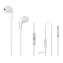 Słuchawki z mikrofonem Qoltec białe