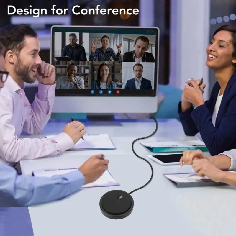 Mikrofon konferencyjny Techly dookólny 360° USB 2.0 z wyciszeniem