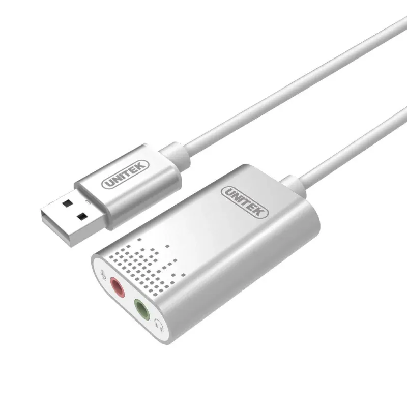 Karta dźwiękowa Unitek Y-247A USB Stereo | PartsPC.pl