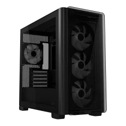 Obudowa Asus A23 PLUS TG ARGB BLACK mATX z oknem bez zasilacza