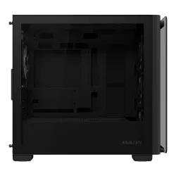 Obudowa Asus A23 PLUS TG ARGB BLACK mATX z oknem bez zasilacza