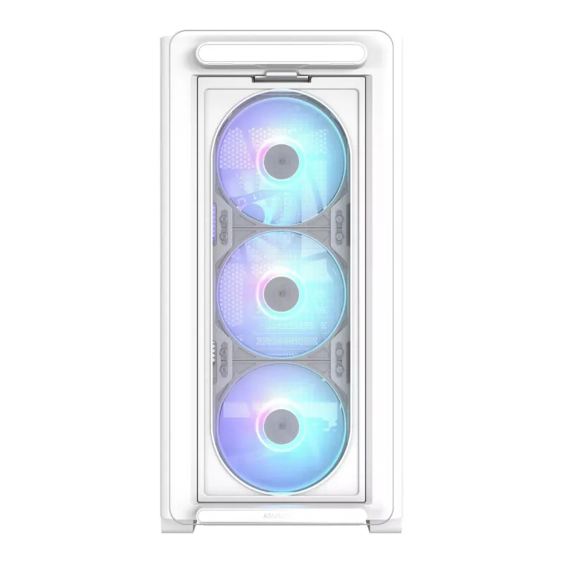 Obudowa Asus A23 PLUS TG ARGB WHITE mATX z oknem bez zasilacza