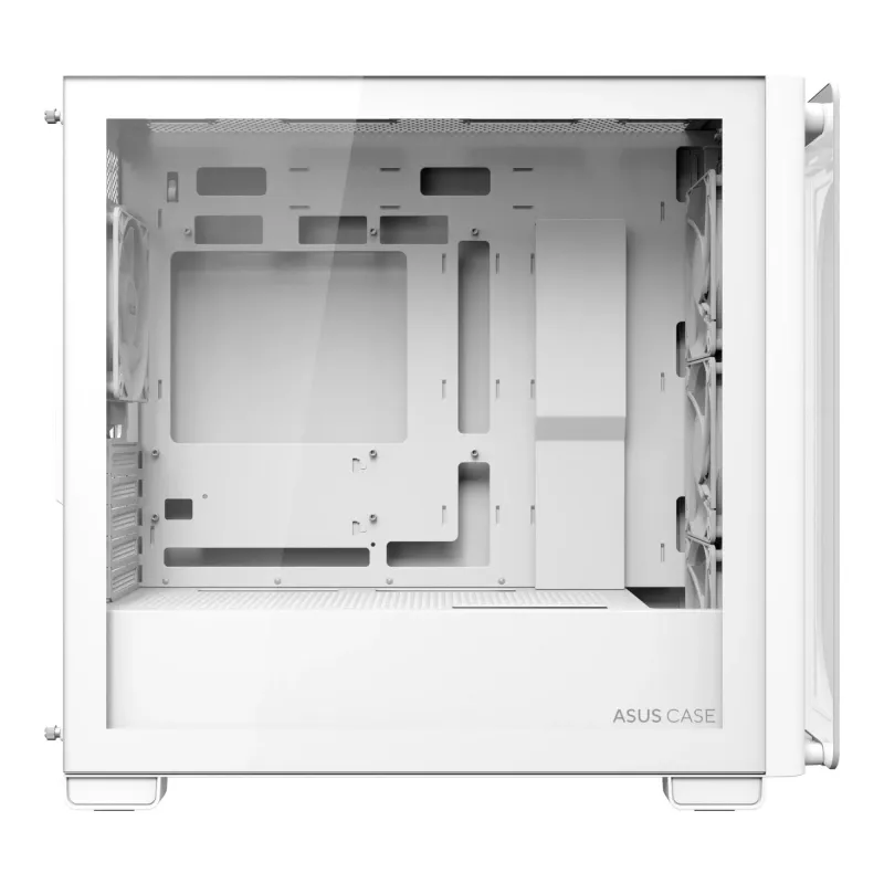 Obudowa Asus A23 PLUS TG ARGB WHITE mATX z oknem bez zasilacza
