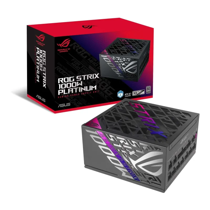 Zasilacz Asus ROG-STRIX-1000P-GAMING 1000W 80Plus Platinum aPFC