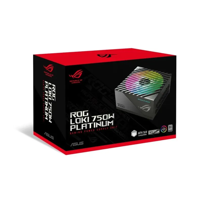 Zasilacz Asus ROG-LOKI-750P-SFX-L-GAMING 750W 120mm 80Plus Platinum