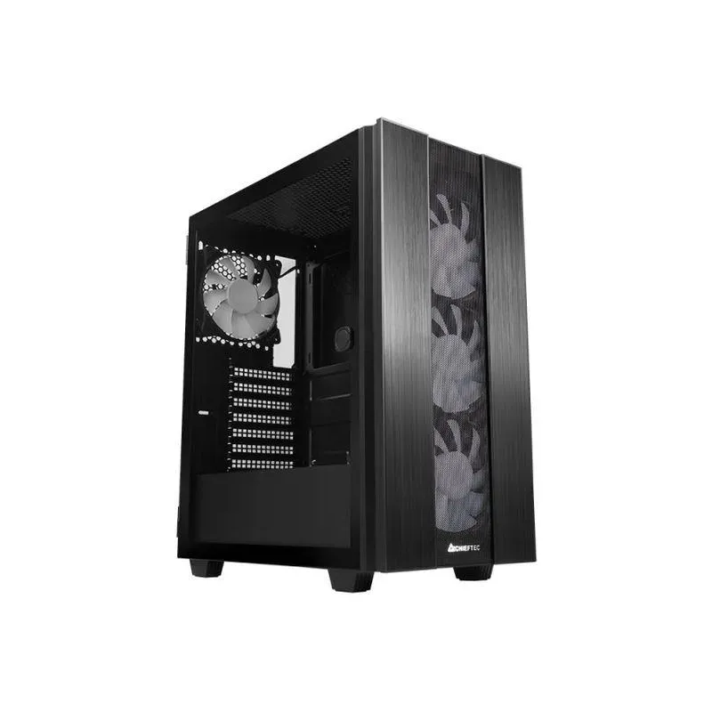 Obudowa Chieftec HUNTER 2 GS-02B-OP ATX ARGB z oknem bez zasilacza czarna