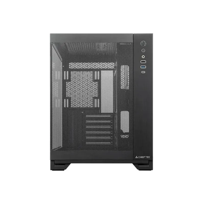 Obudowa Chieftec VISIO AIR Fanless GM-30B-M-FL-OP ATX z oknem bez zasilacza