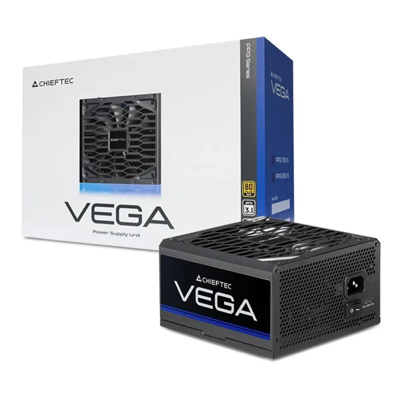 Zasilacz Chieftec Vega Series PPG-750-S 750W ATX 135mm 80+Gold aPFC