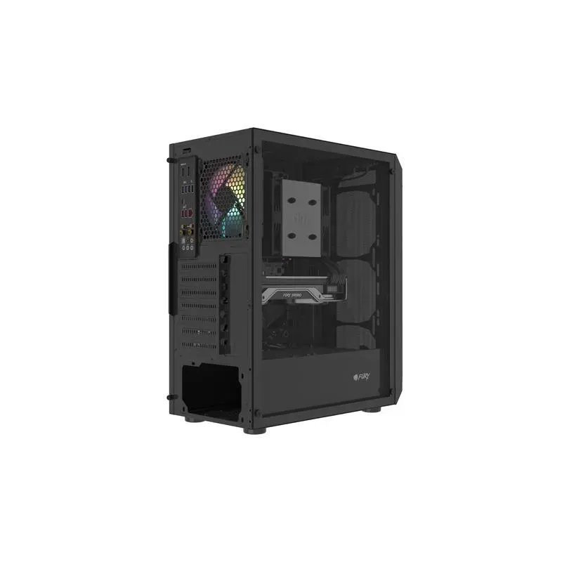 Obudowa Fury SHOBO SH4 RGB ATX Midi Tower z oknem czarna