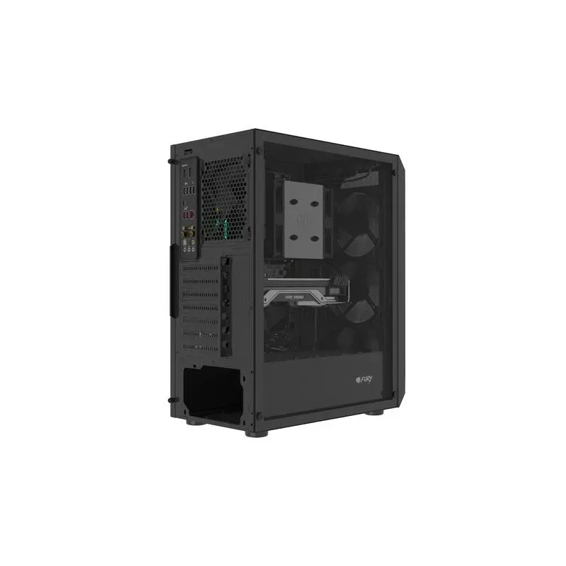 Obudowa Fury SHOBO SH4F ATX Midi Tower z oknem czarna