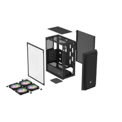 Obudowa Fury SHOBO SH4F RGB ATX Midi Tower z oknem czarna