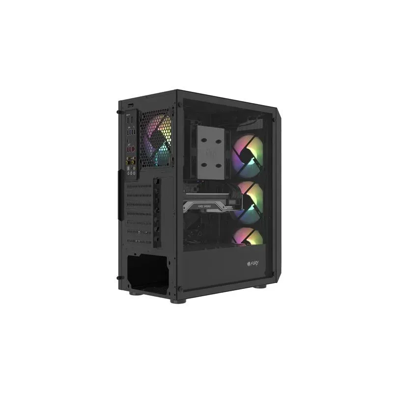 Obudowa Fury SHOBO SH4F RGB ATX Midi Tower z oknem czarna