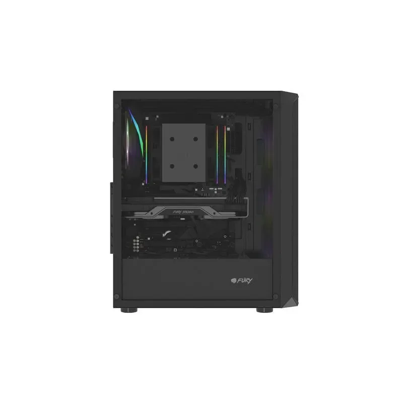 Obudowa Fury SHOBO SH4F RGB ATX Midi Tower z oknem czarna