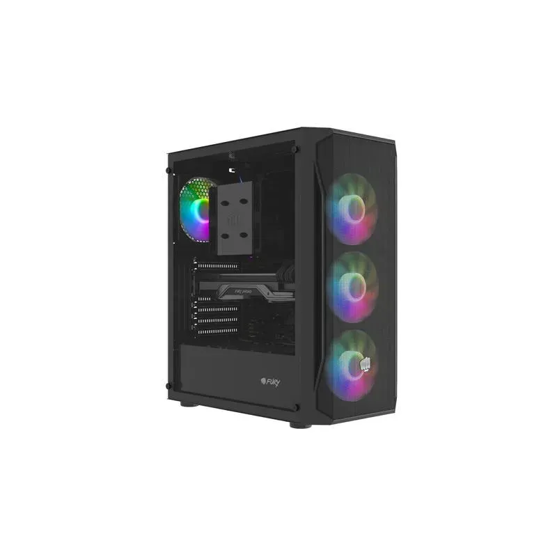 Obudowa Fury SHOBO SH4F RGB ATX Midi Tower z oknem czarna