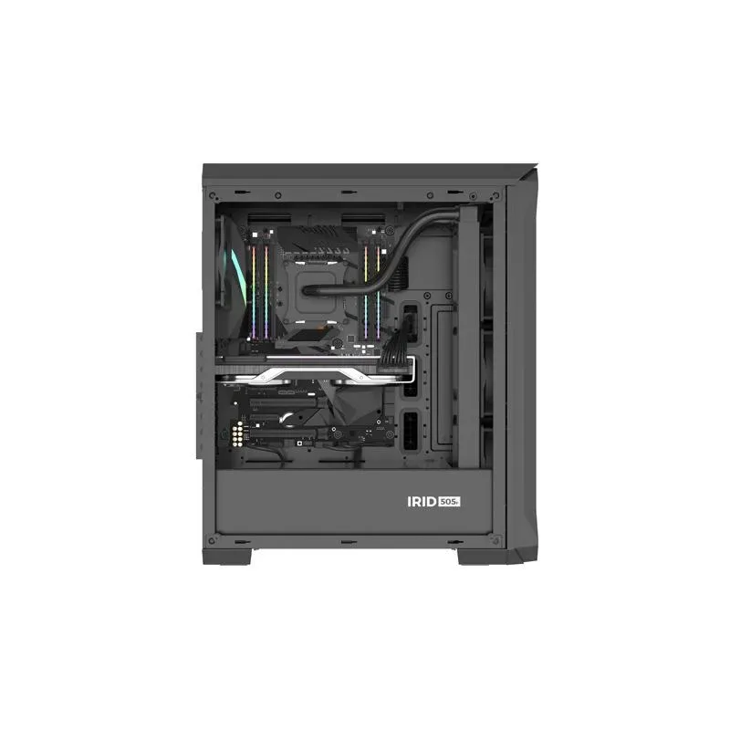 Obudowa Genesis Irid 505F ATX Midi (z oknem, USB 3.0) czarna