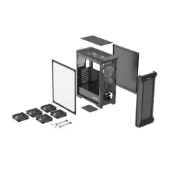 Obudowa Genesis Irid 505F ATX Midi (z oknem, USB 3.0) czarna