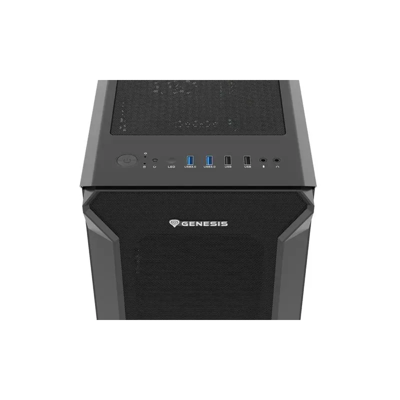 Obudowa Genesis Irid 505F ATX Midi (z oknem, USB 3.0) czarna