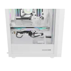 Obudowa Genesis Diaxid 605 ARGB Midi Towar (z oknem, USB-C) Biała