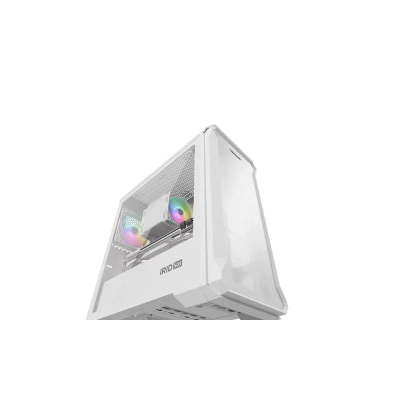 Obudowa Genesis Irid 503 ARGB Lite Matx Mini Tower z oknem Biała
