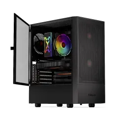Obudowa KRUX Nadir ATX, z oknem, bez zasilacza, czarna