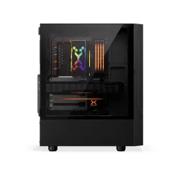 Obudowa KRUX Nadir ATX, z oknem, bez zasilacza, czarna