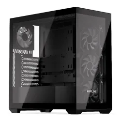 Obudowa Krux Exo ATX RGB z oknem bez zasilacza czarna
