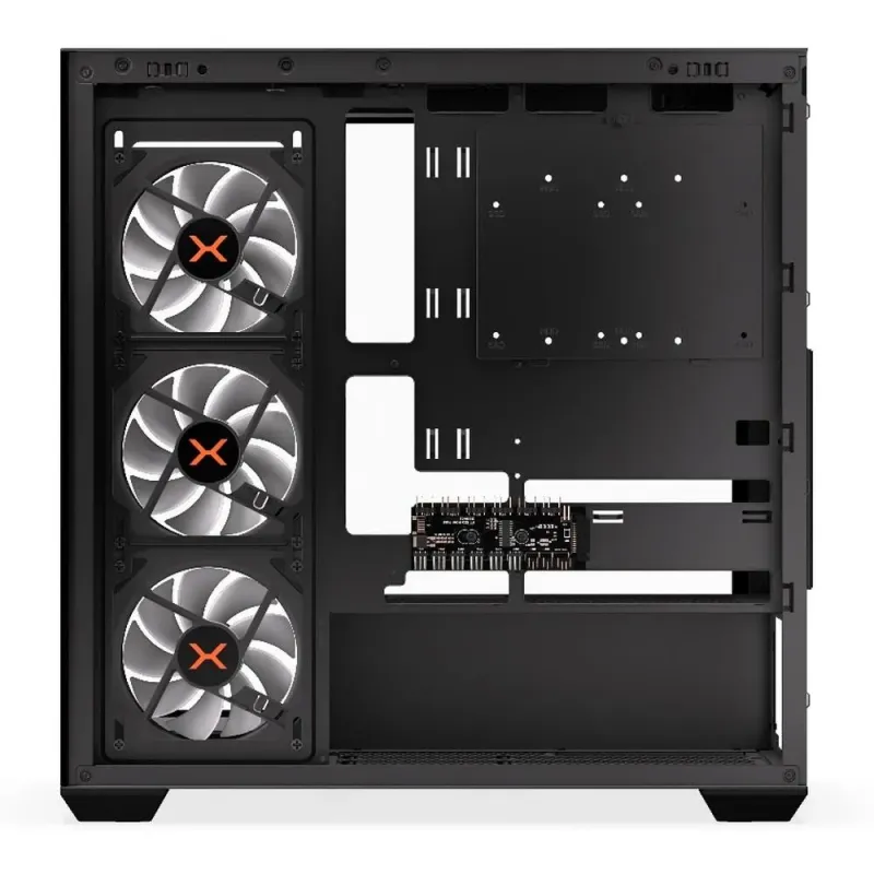 Obudowa Krux Exo ATX RGB z oknem bez zasilacza czarna