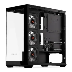Obudowa Krux Exo ATX RGB z oknem bez zasilacza czarna