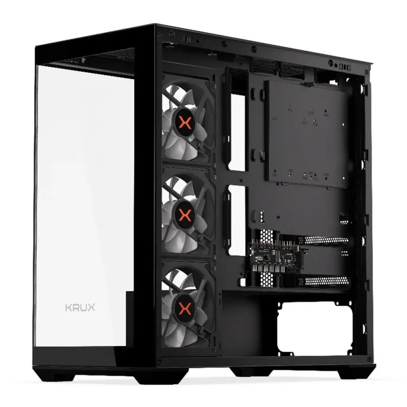 Obudowa Krux Exo ATX RGB z oknem bez zasilacza czarna