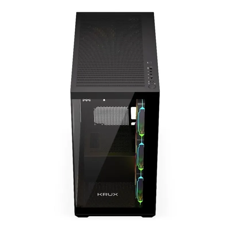 Obudowa Krux Exo ATX RGB z oknem bez zasilacza czarna