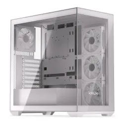 Obudowa KRUX Exo White ATX, z oknem, bez zasilacza, biała