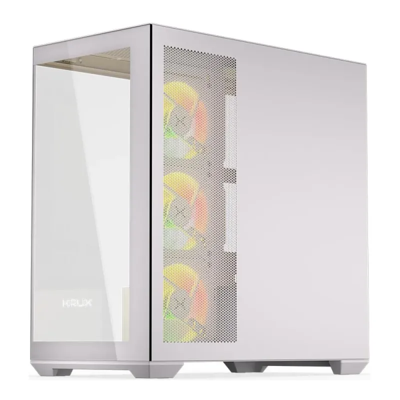 Obudowa KRUX Exo White ATX, z oknem, bez zasilacza, biała