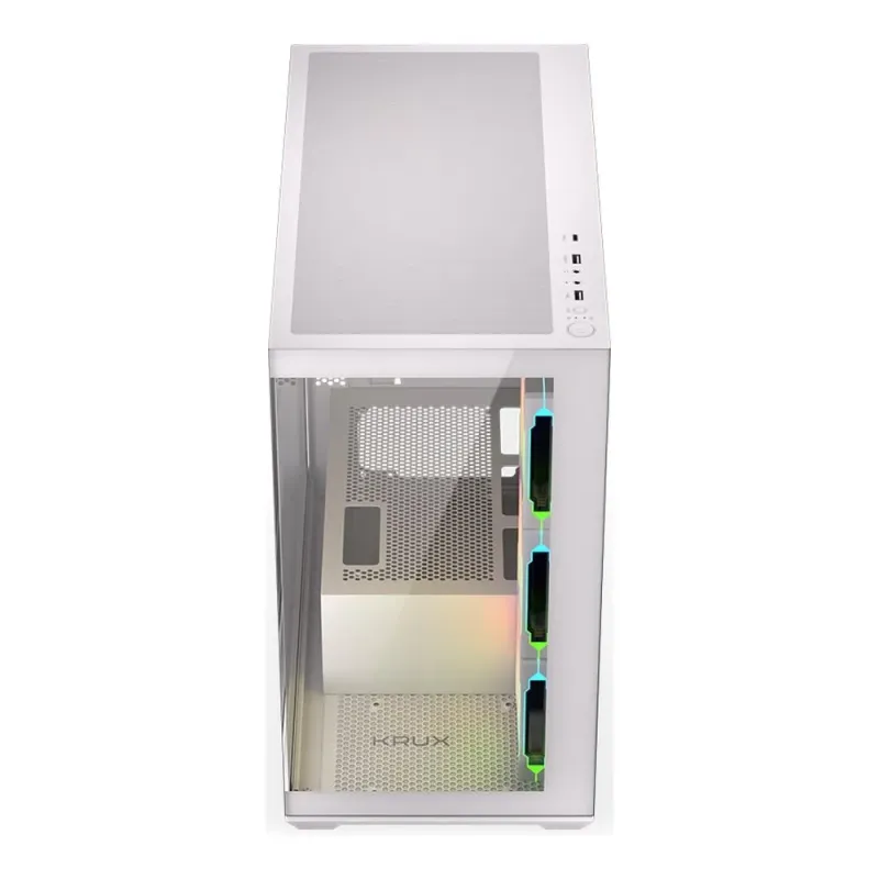 Obudowa KRUX Exo White ATX, z oknem, bez zasilacza, biała