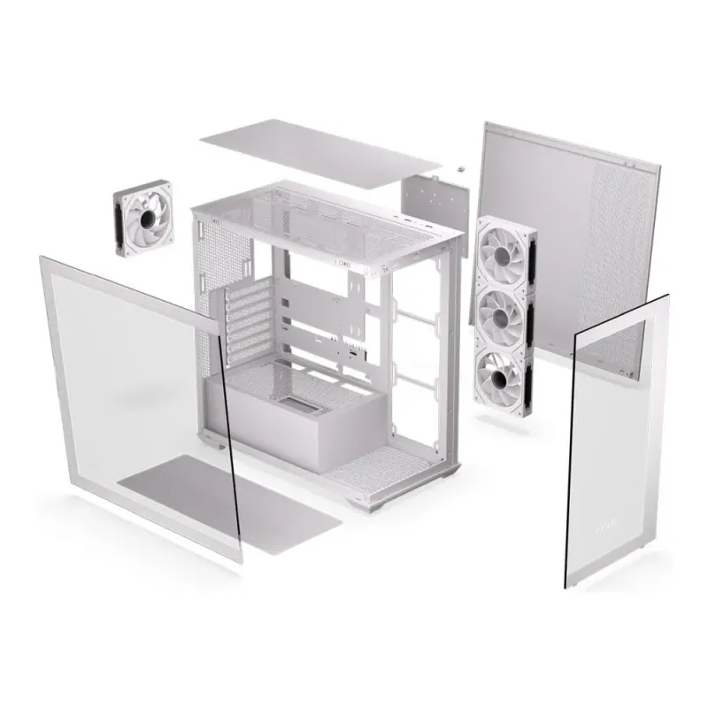 Obudowa KRUX Exo White ATX, z oknem, bez zasilacza, biała