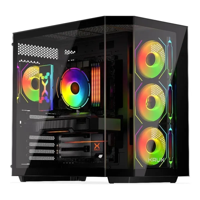 Obudowa KRUX Empero ATX, z oknem, bez zasilacza, czarna