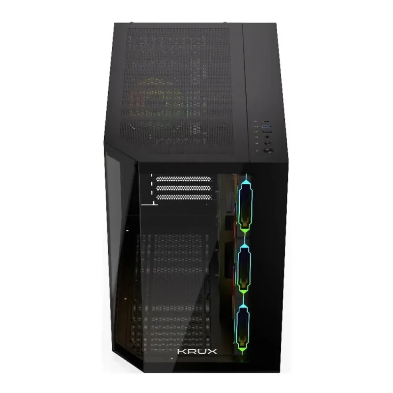 Obudowa KRUX Empero ATX, z oknem, bez zasilacza, czarna