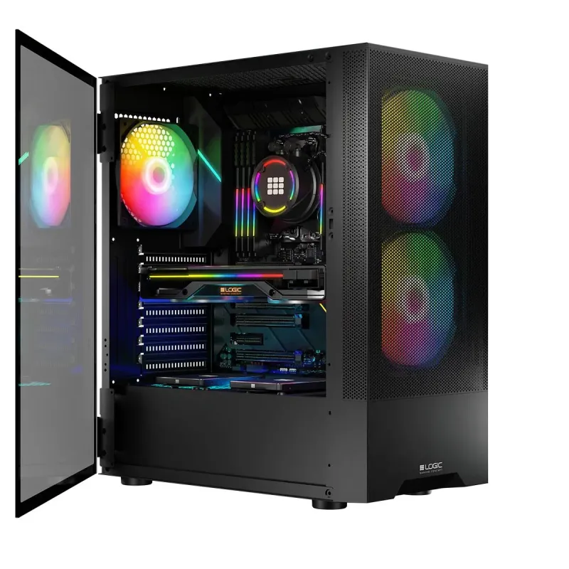 Obudowa LOGIC Arya ARGB USB 3.0 Black