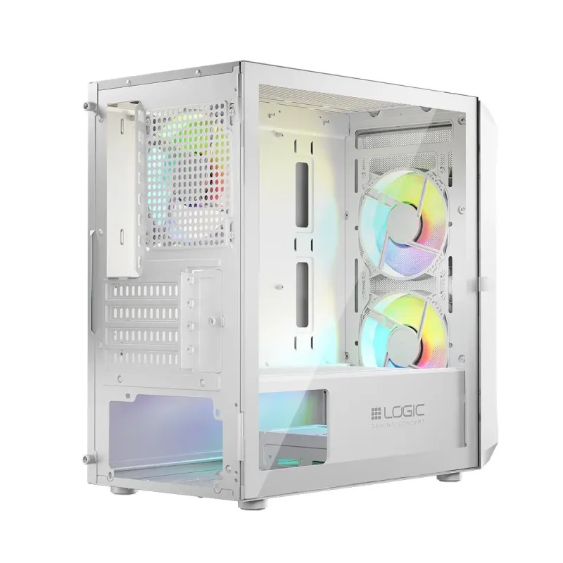 Obudowa LOGIC PORTOS ARGB Mini USB 3.0 White