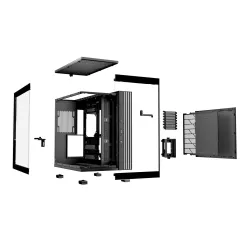 Obudowa be quiet! Light Base 600 DX Black ATX Midi z oknem bez zasilacza