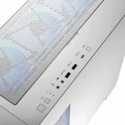 Obudowa Modecom Horizon ARGB Flow Midi USB Type C, Biała