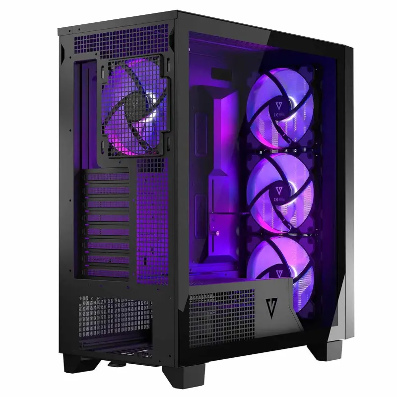 Obudowa Modecom Volcano Perun APEX ARGB MIDI, Czarna