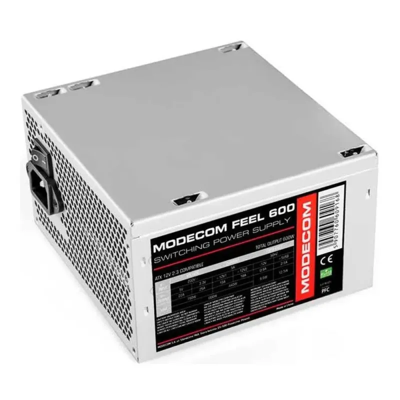 Zasilacz Modecom FEEL 600W ATX 2.31 120mm