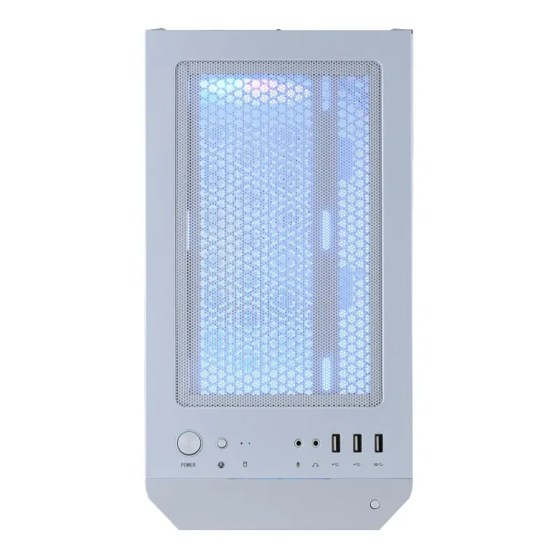 Obudowa MSI MAG FORGE M100R WHITE mATX z oknem, bez zasilacza